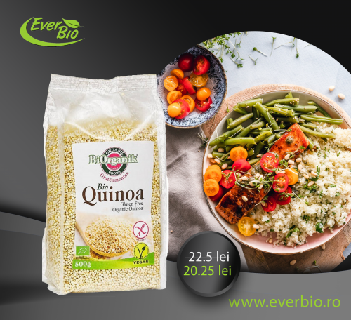 Somon cu quinoa. Reţetă mediteraneeană