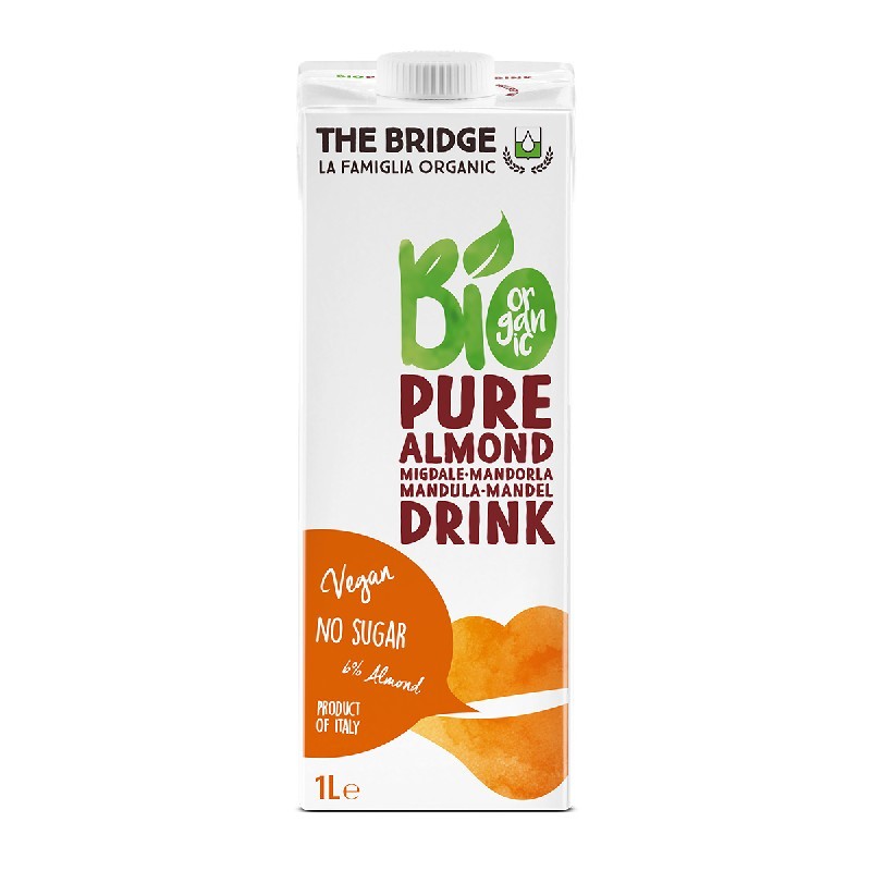 The Bridge BIO Bautura pura din migdale 6% 1l