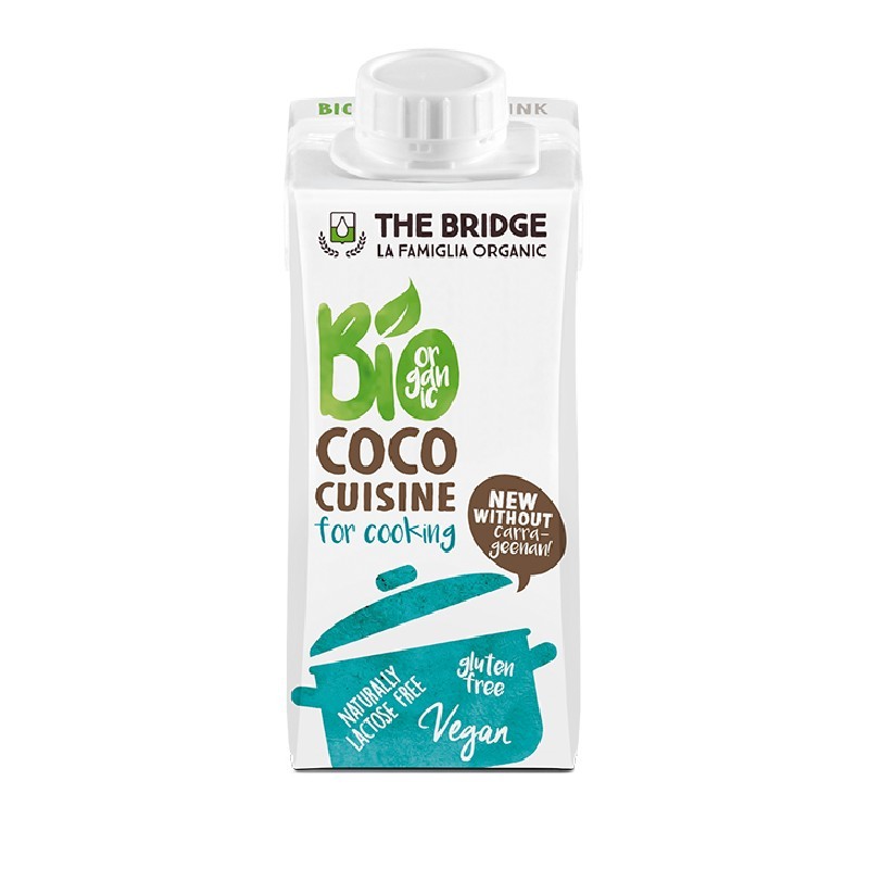 The Bridge BIO Crema vegetala pentru gatit din cocos 200ml