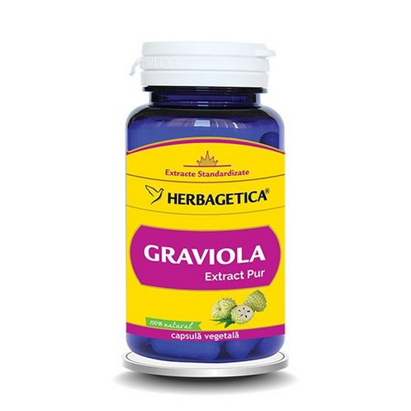 Herbagetica Graviola Extract Pur 60 cps