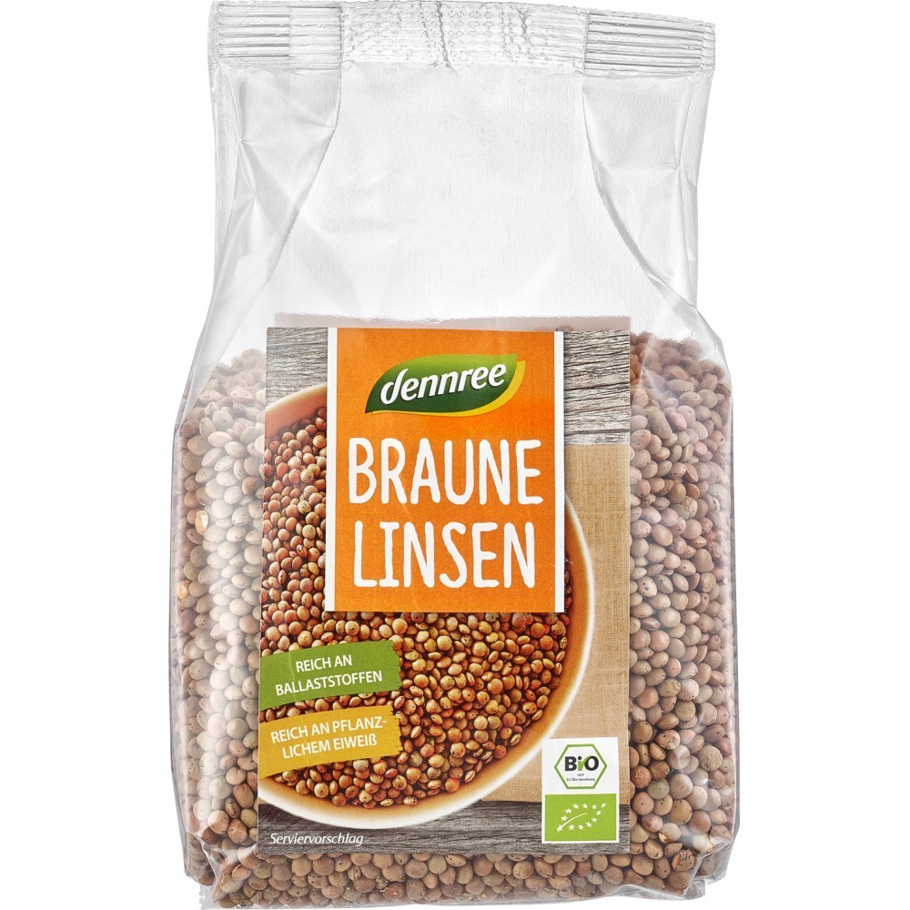 Dennree Linte maro 500g