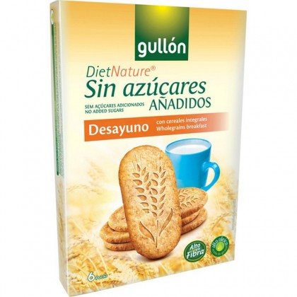 Gullon Biscuiti integrali cu fibre - MIC DEJUN - 216 g