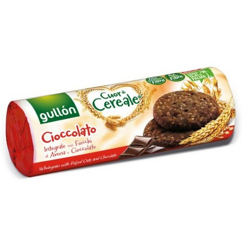 Gullon Biscuiti integrali cu cereale si ciocolata 280g