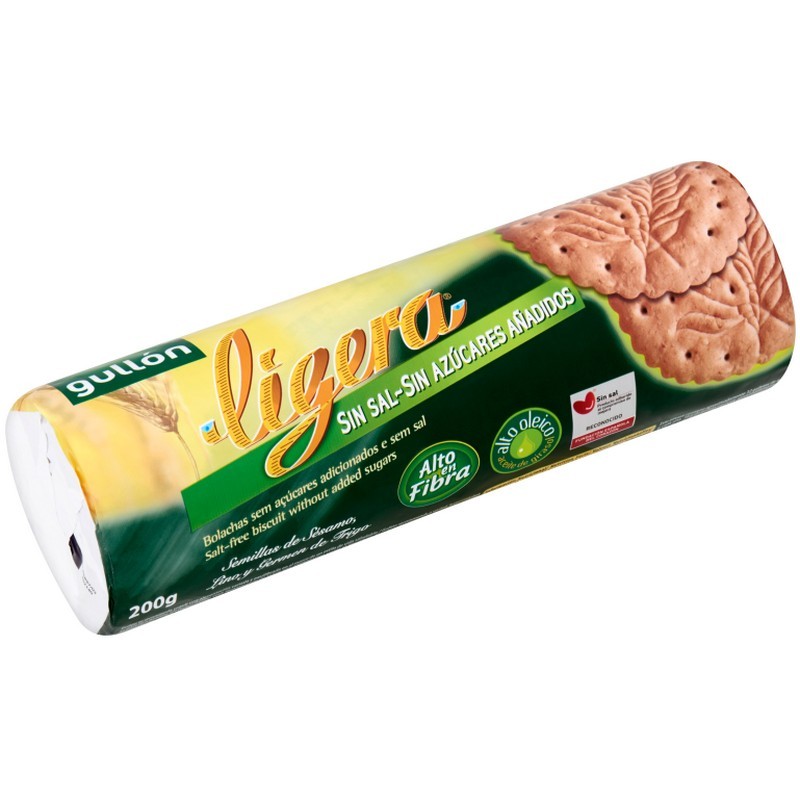 Gullon Biscuiti Ligera fara sare si zahar 200g