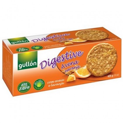Gullon Biscuiti digestivi integrali cu ovaz cu portocale 425g