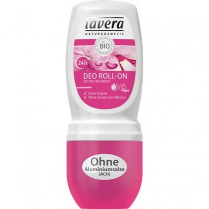 Lavera Deo Roll-on cu trandafir salbatic 50 ml