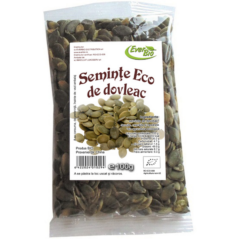 EVERBIO Seminte dovleac BIO100g