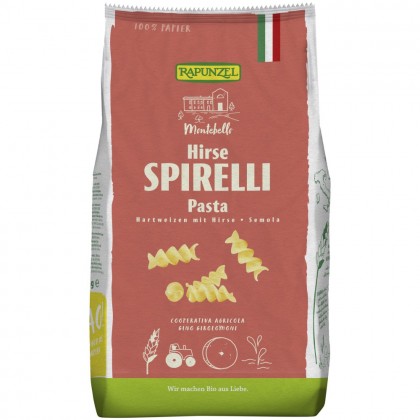 Rapunzel Spirelli semola cu mei bio 500g