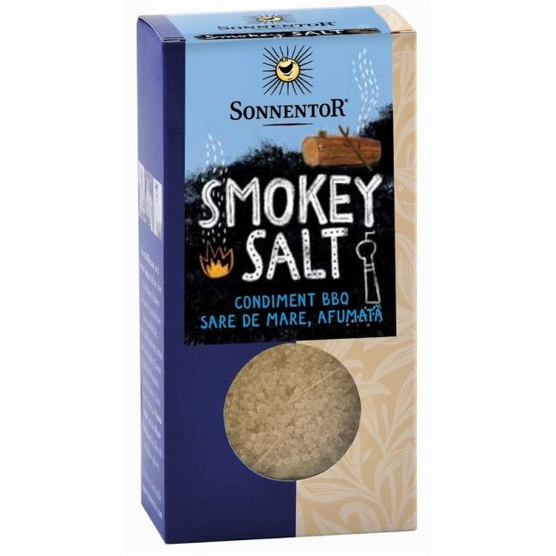 Sonnentor Smokey Salt (Sare de Mare, afumata), BBQ, 150g