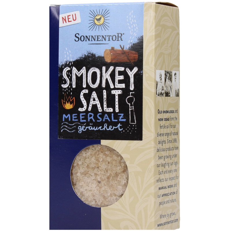 Sonnentor Smokey Salt (Sare de Mare, afumata), BBQ, 150g