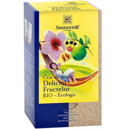 Sonnentor BIO Ceai de fructe - Deliciul Fructelor, 18 plicuri, 45g