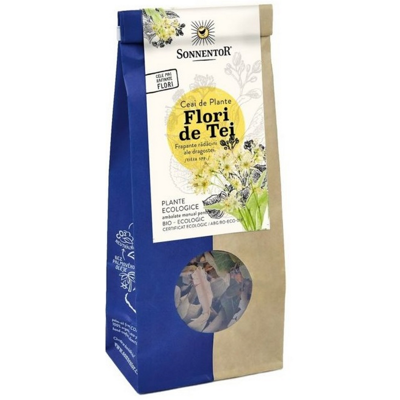 Sonnentor Ceai BIO de Plante Flori de Tei, 35g