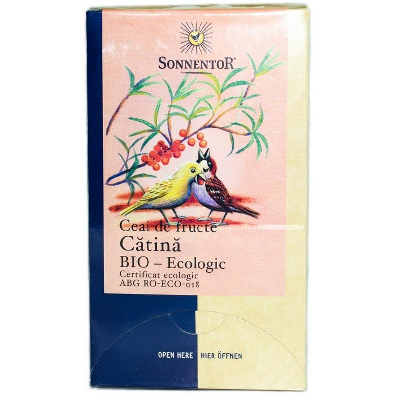 Sonnentor Ceai Fructe Catina BIO,18 plicuri, 54 g