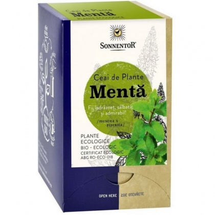 Sonnentor Ceai de Menta BIO, 18 plicuri, 18g