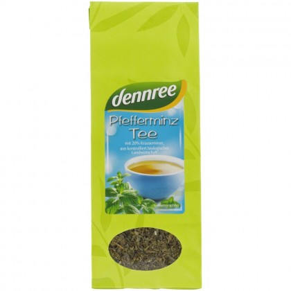 Dennree Ceai de menta ecologic 40g