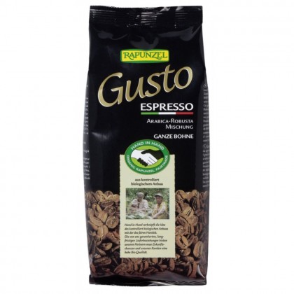 Rapunzel Cafea Bio Gusto Espresso boabe 250g