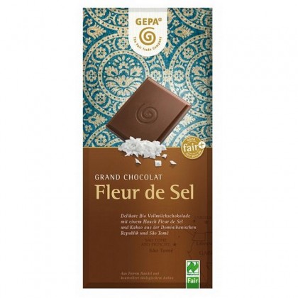 GEPA BIO Ciocolata Fleur de Sel 100g