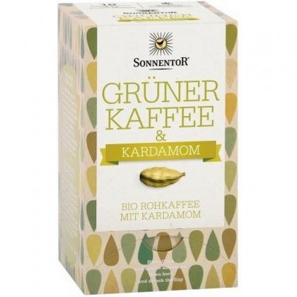 Sonnentor BIO Cafea verde cu cardamom 52g (18 plicuri)