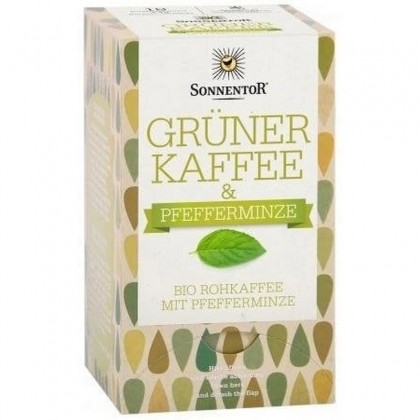 Sonnentor BIO Cafea verde cu menta 54 g (18 plicuri)