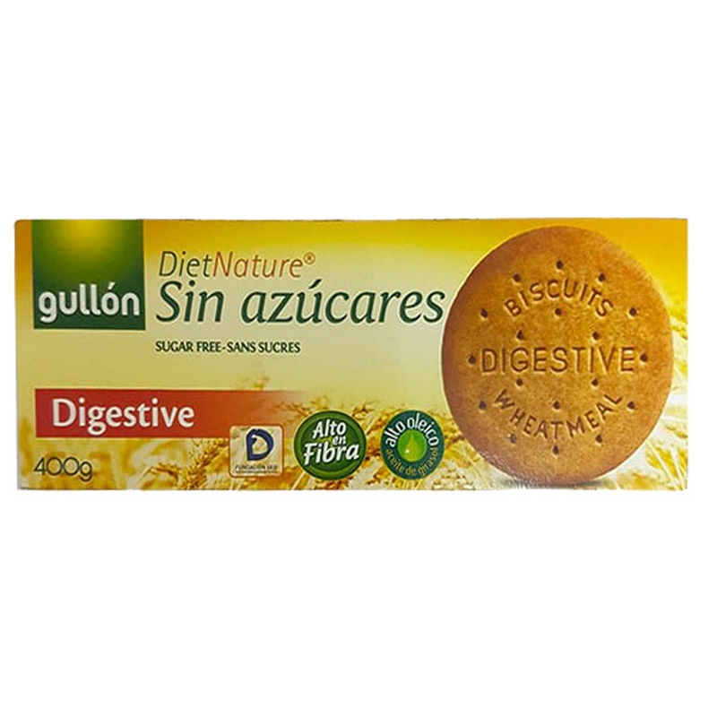 Gullon Biscuiti Integrali cu Indulcitori, fara zaharuri, 400g