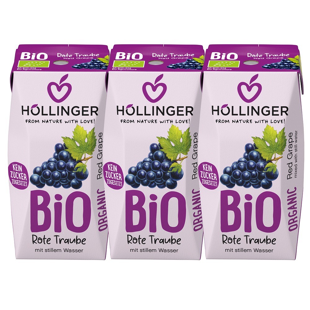 Hollinger Nectar bio de struguri rosii 600ml