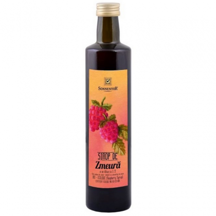 Sonnentor Sirop BIO de Zmeura (fara zahar), 500ml