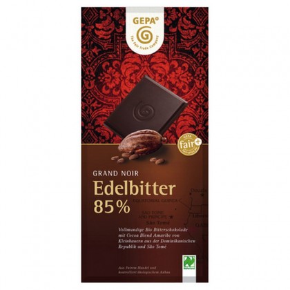 Gepa  Bio Ciocolata neagra 85% cacao 100g