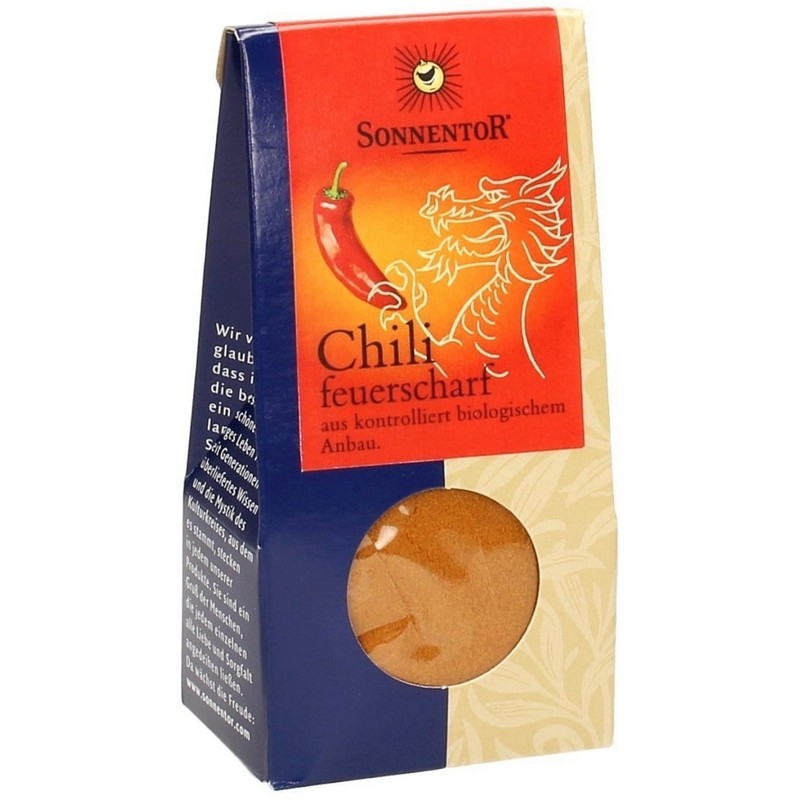 Sonnentor Chili macinat (foarte iute) BIO 40 g