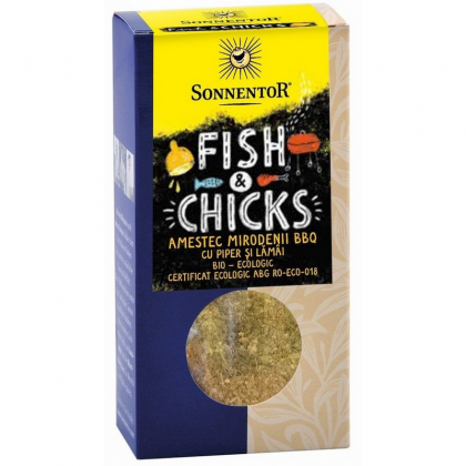Sonnentor BIO Fish & Chicks - Amestec Mirodenii BBQ, 55g