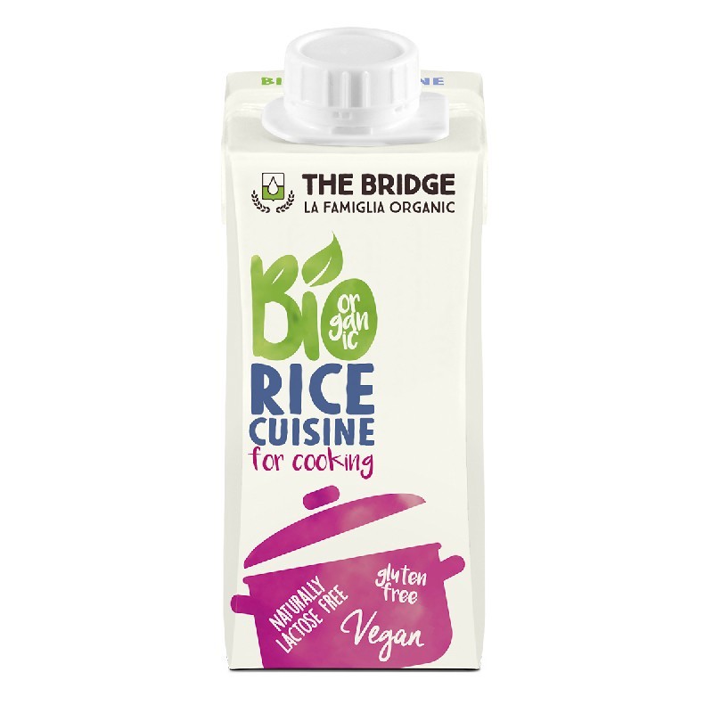 The Bridge BIO Crema vegetala pentru gatit din orez 200ml