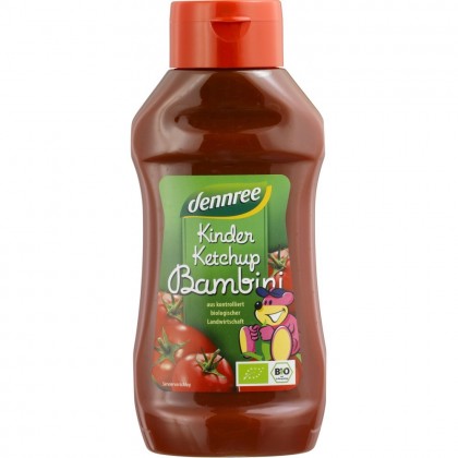 Dennree Ketchup pentru copii Indulcit cu nectar de agave 500ml