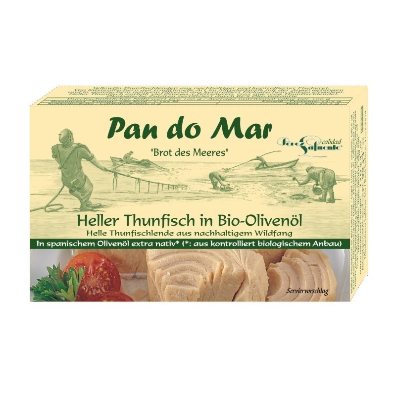 Pan do Mar Ton in ulei de masline bio 120g