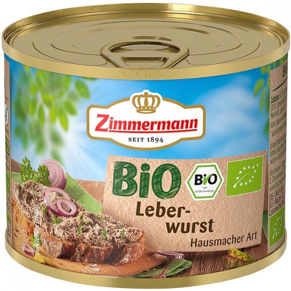 Zimmermann Pate de ficat bio 200g