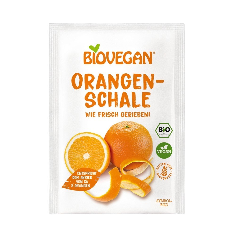 Biovegan Coaja bio de portocala rasa 9g