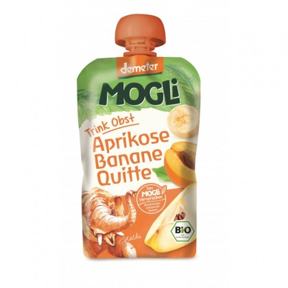 Mogli Pireu caise, banane, gutui BIO 100g