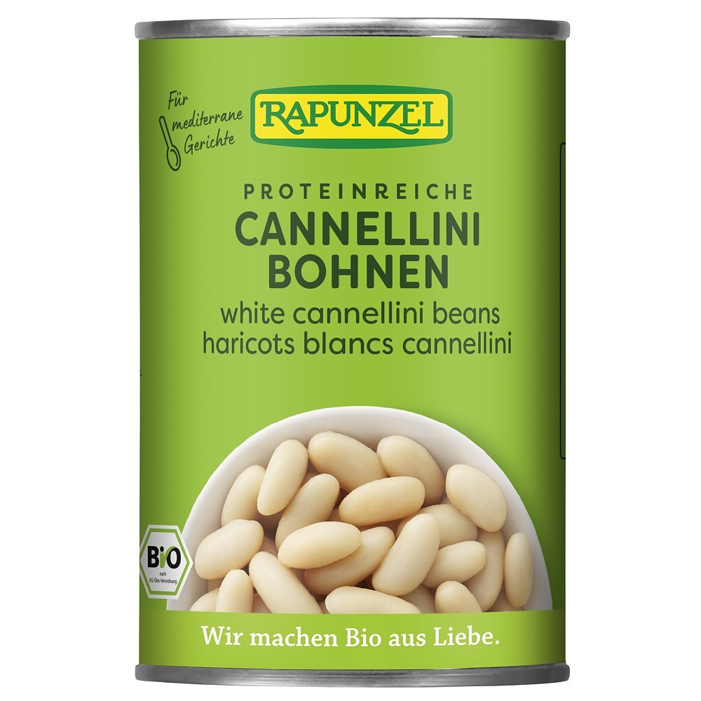 Rapunzel Fasole alba bio cannellini la conserva 400g