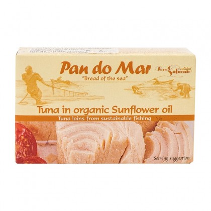 Pan do mar ton in ulei de floarea soarelui bio 120gr