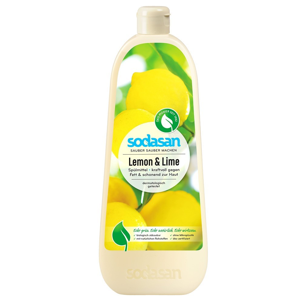 Sodasan Detergent bio de vase lichid cu lamaie 1L