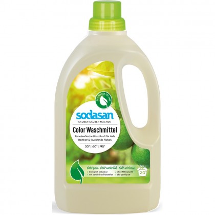 Sodasan Detergent lichid pentru rufe colorate 1.5L
