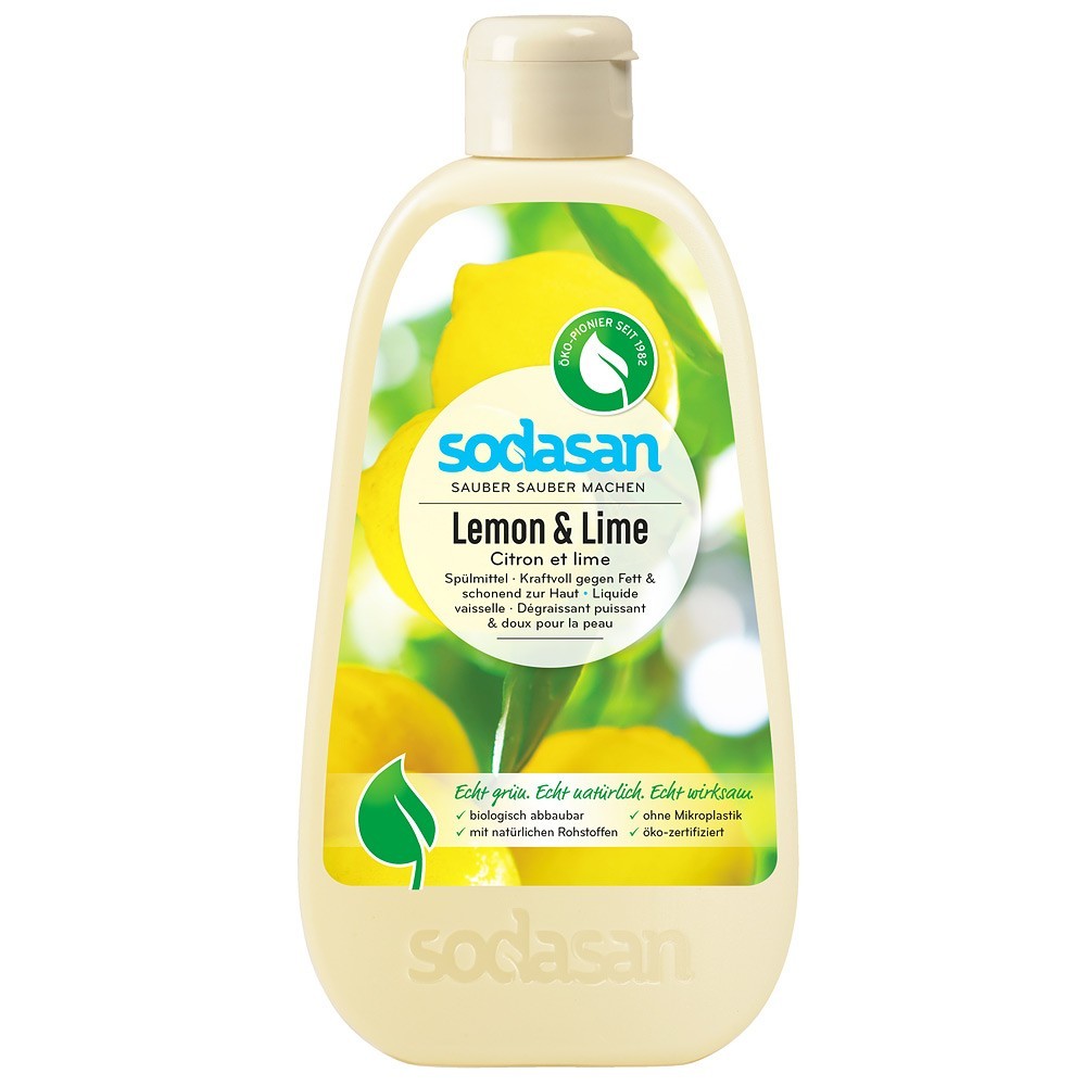 Sodasan Detergent lichid de vase cu lamaie 500ml