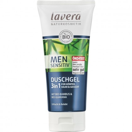 Lavera Gel de dus 3 in 1 barbati pentru corp par si fata 200ml