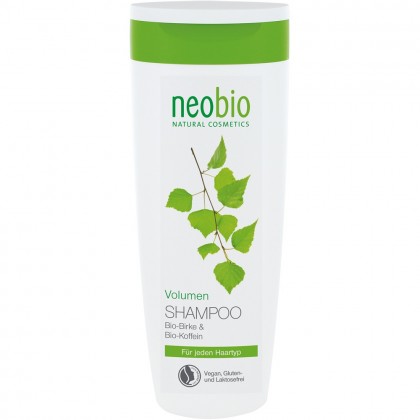 NeoBio Sampon pentru volum cu mesteacan si cofeina bio 250ml