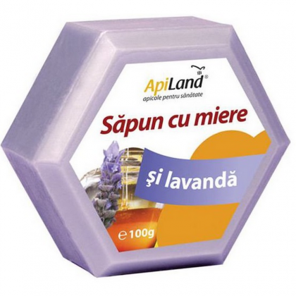 Apiland Sapun cu Miere si Lavanda, 100g