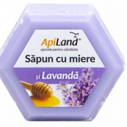 Apiland Sapun cu Miere si Lavanda, 100g