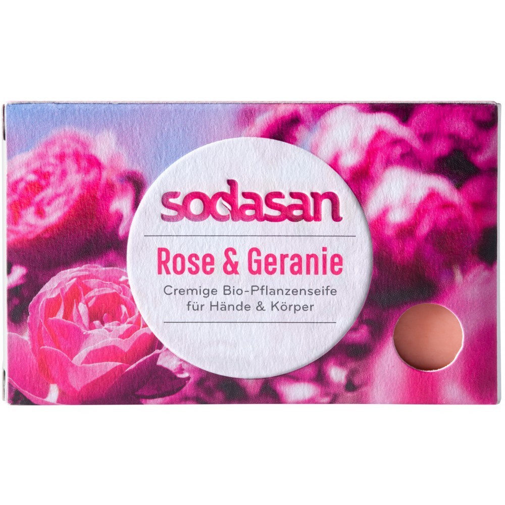 Sodasan Sapun bio cu trandafir salbatic 100g