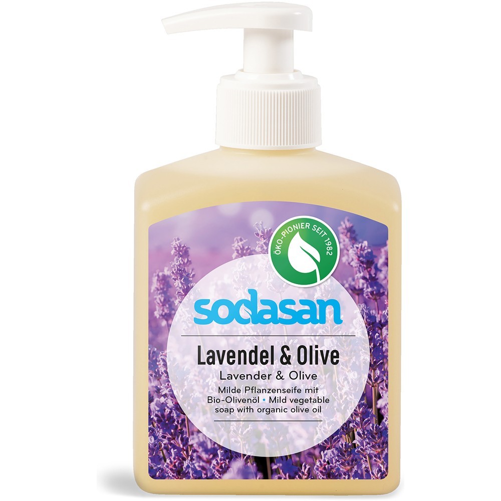 Sodasan Sapun lichid cu lavanda si masline bio 300ml