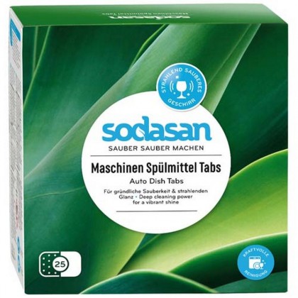Sodasan Tablete pentru masina de spalat vase 25 buc (625g)