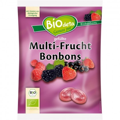 BIOdeta Bomboane ecologice cu fructe de padure 75g