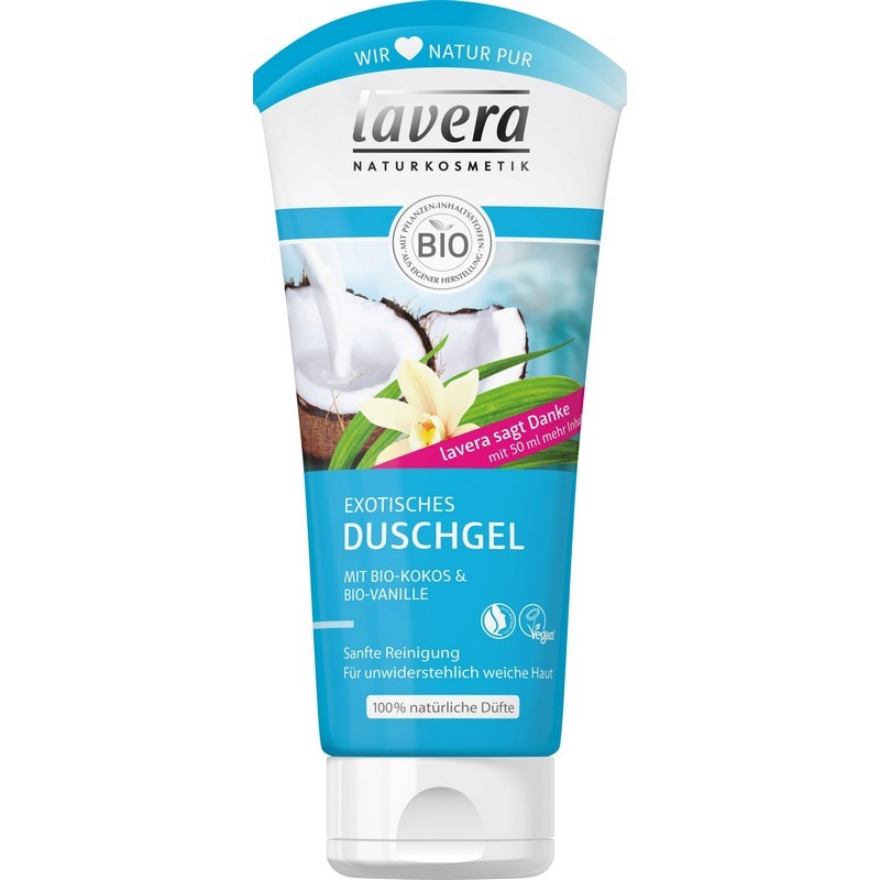 Lavera Gel de dus exotic cu cocos si vanilie 200ml