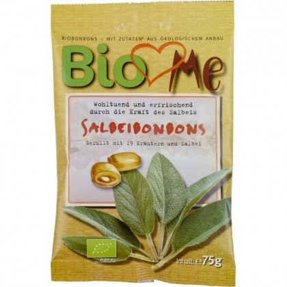 BIO Loves Me Bomboane cu salvie bio 75g